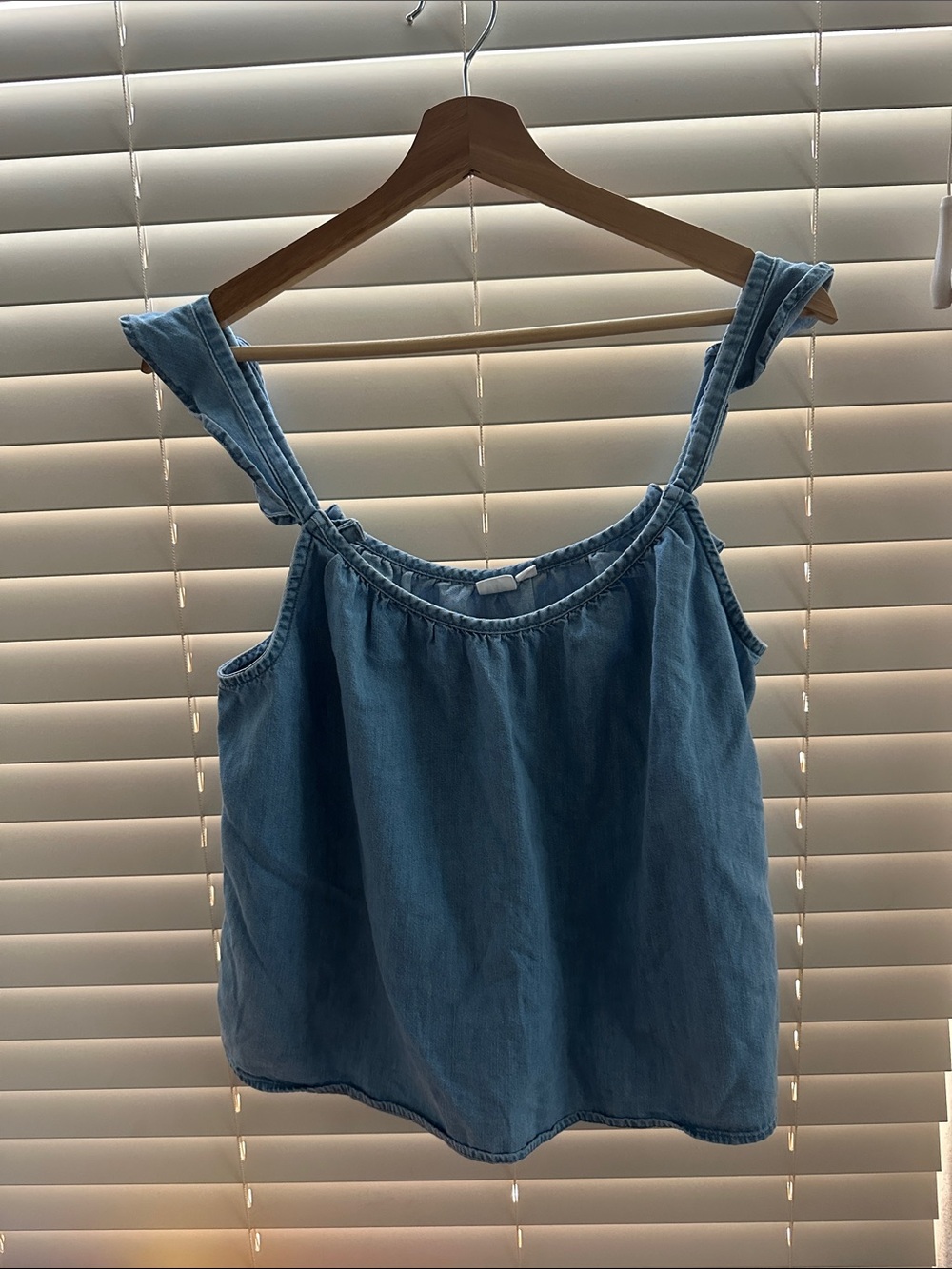 GAP Light Wash Denim Tank Top